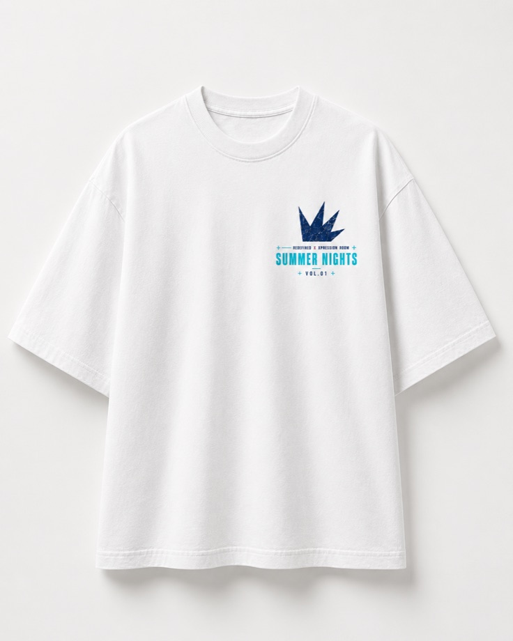 Bone White tee, front
